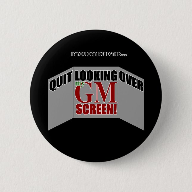 GMscreen Button (Vorderseite)