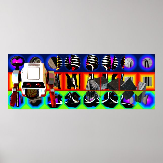 GMT 24 Heures Project Pop Psychedelic Frame Poster (Vorne)