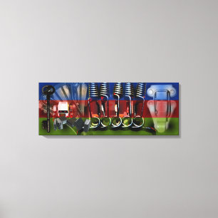 GMT 24 Heures Projekt Farbverlaufsfarben Rahmen Le Leinwanddruck