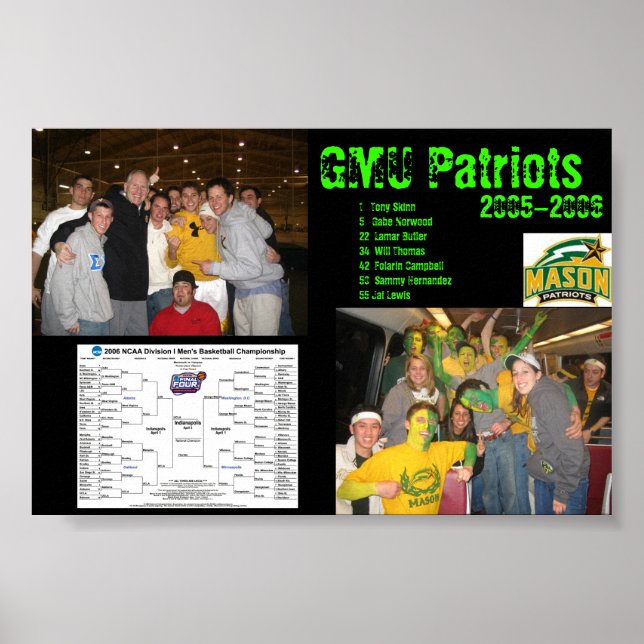 GMU-Patrioten Poster (Vorne)
