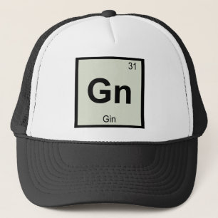 Gn - Gin Chemie Periodensymbol Truckerkappe
