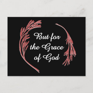Gnade Gottes Erholung Slogan Inspiration Sprichwor Postkarte