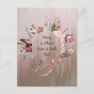 Gnade ist der Ort, an dem Grace & Truth Postcard t Postkarte