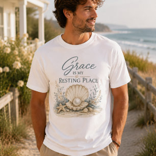 Gnade ist mein Ruheplatz – Inspirierende Küste T-Shirt