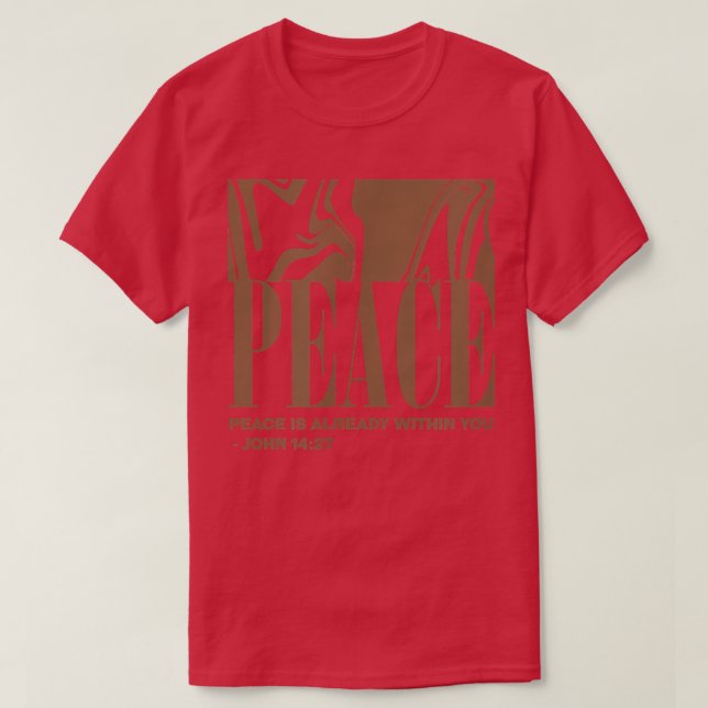 Gnade, John 1427, Der Frieden T-Shirt (Design vorne)