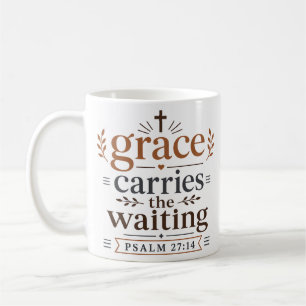 Gnade trägt die wartende Schriftverheißung Kaffeetasse