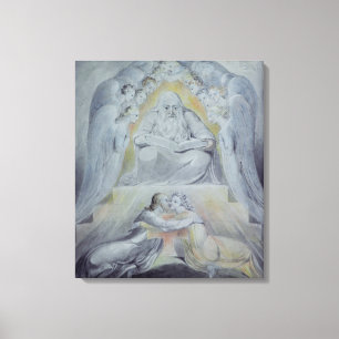 Gnade und Wahrheit werden zusammen getroffen Leinwanddruck