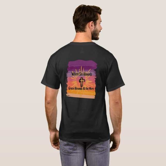 Gnadenreihe T-Shirt (Schwarz voll)