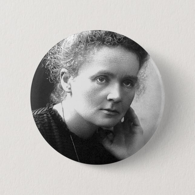 gnädige Frau marie Curie Button (Vorderseite)
