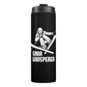 Gnar Whisperer Skiing Thermosbecher
