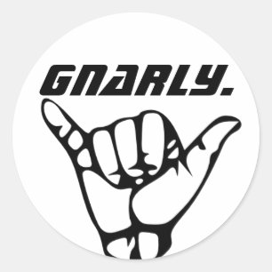 Gnarly Aufkleber
