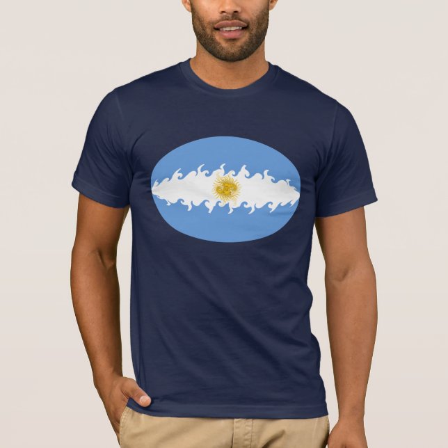 Gnarly Flaggen-T - Shirt Argentiniens (Vorderseite)