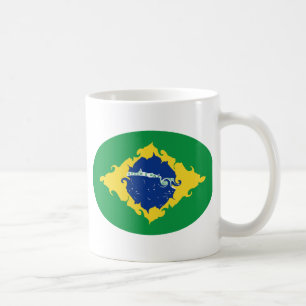 Gnarly Flaggen-Tasse Brasiliens Kaffeetasse