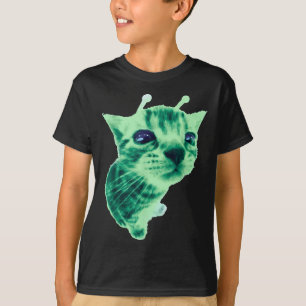 Gnarp Cat Albern Alien Cat Meme Brainrot Meme Funn T-Shirt