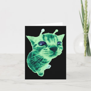 Gnarp-Katze Dummes Alien-Katze-Meme Brainrot-Meme Karte