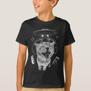 Gnarp-Katze Dummes Alien-Katze-Meme Gehirnfäule Lu T-Shirt