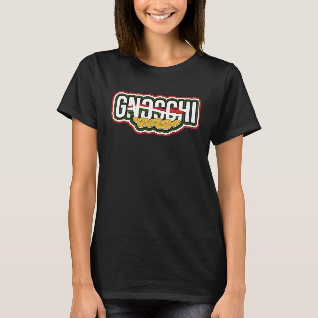 GNOCCHI  Italy Noodles Pasta and Tomato Sauce T-Shirt (Vorderseite)