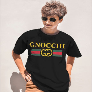 Gnocchi lustiges Essen Designer Logo Trend-Shirt T-Shirt