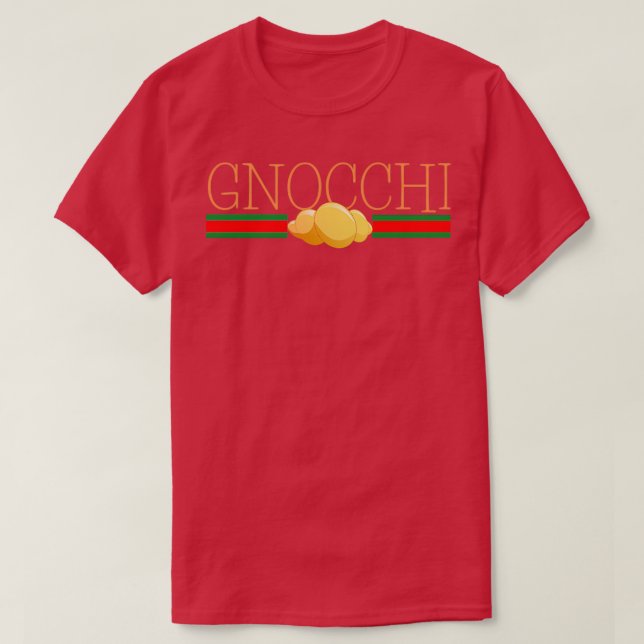 Gnocchi Pasta Funny Italy World Travel Gift Unisex T-Shirt (Design vorne)