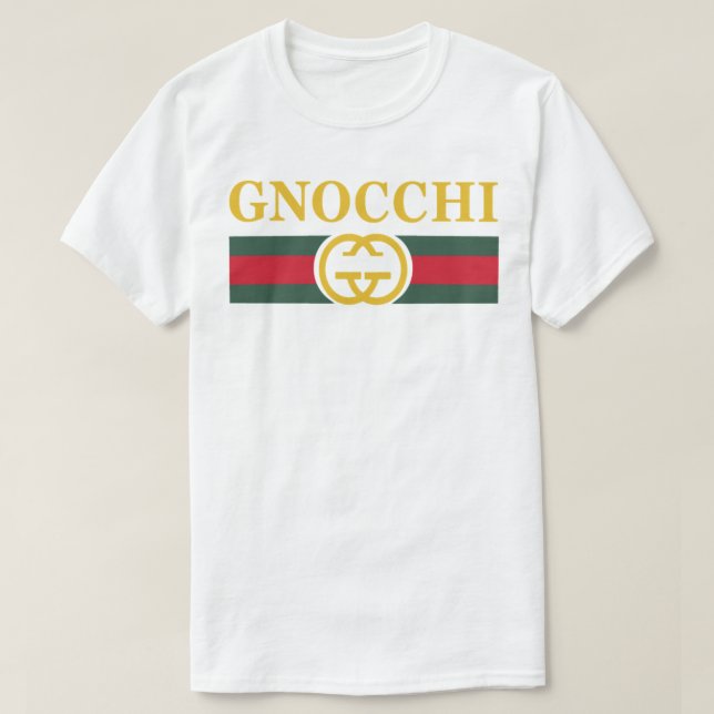 Gnocchi-Pasta-Logo-Klassische Geschenke für Fans,  T-Shirt (Design vorne)