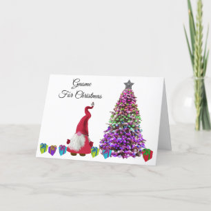 Gnoel the Scandi Gnome - Gnome for Christmas Feiertagskarte