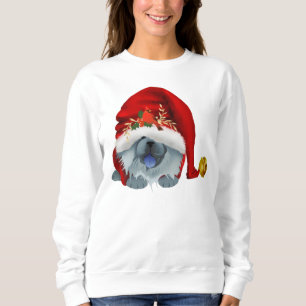 GNOM 4 DAS CHOWLIDAYS - Blue Chow Sweatshirt
