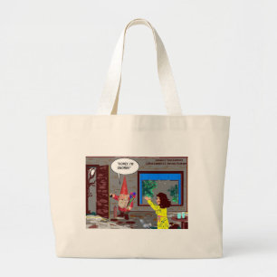 Gnom Cartoon Lustige Geschenke T-Shirts Tassen Kar Jumbo Stoffbeutel