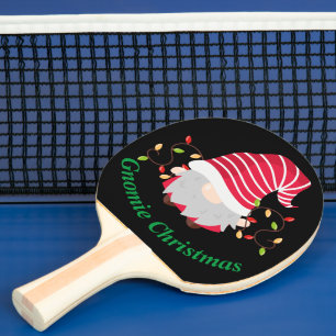 Gnom-Christmas-Ping-Pong-Schläger Tischtennis Schläger