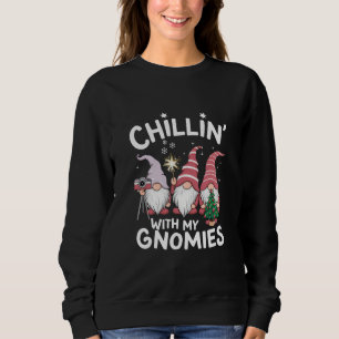 Gnom-Familien-Weihnachten Chillen Mit Meinen Gnome Sweatshirt