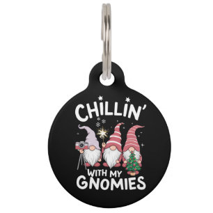 Gnom-Familien-Weihnachten Chillen mit meinen Gnomi Haustiermarke