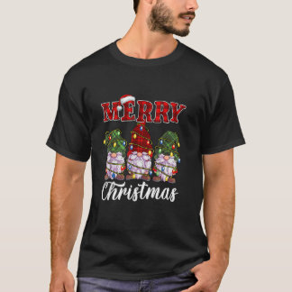 Gnom-Familien-Weihnachten für Frauen Männer Buffal T-Shirt
