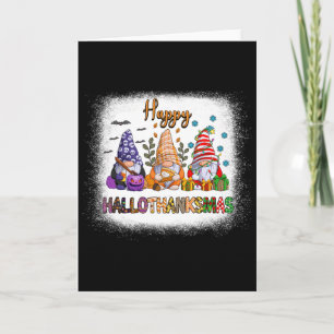 Gnom Halloween Erntedankfest Weihnachten Froh Hall Karte
