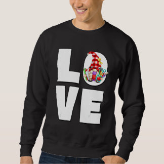 Gnom-Lehrer für Frauen, die Bücher lesen, lieben d Sweatshirt