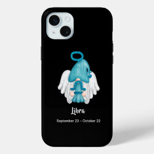 Gnom Libra Astrologie-Sternzeichen Engel iPhone 15 Plus Hülle