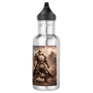 Gnom Mystische Symbole Wasserflasche