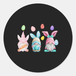 Gnom Ostern Outfit Eastern Tees Runder Aufkleber