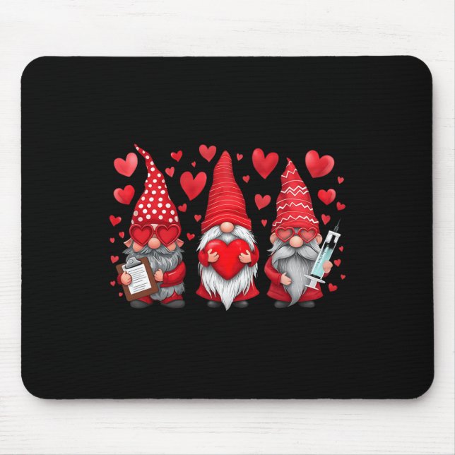 Gnom-Pflegekraft-Schrubb-Valentin-RN-Intensivstati Mousepad (Vorne)