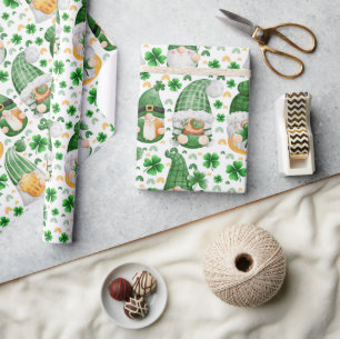 Gnom St. Patrick’s Day-Geschenkpapier Geschenkpapier