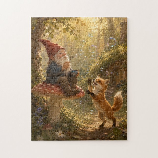 Gnom und Fuchs Puzzle (Vertikal)