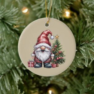 Gnom Weihnachten Winterzeit Gnome Liebhaber Urlaub Keramik Ornament