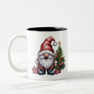 Gnom Weihnachten Winterzeit Gnome Liebhaber Urlaub Zweifarbige Tasse