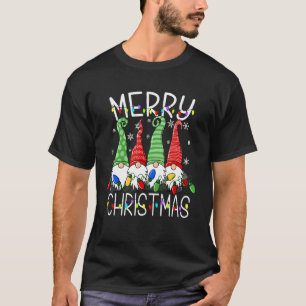 Gnom Weihnachts-Pyjamas Garten-Gnom Frohe Weihna T-Shirt