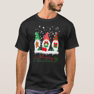 Gnom Weihnachts-Pyjamas Garten-Gnom Frohe Weihnac T-Shirt