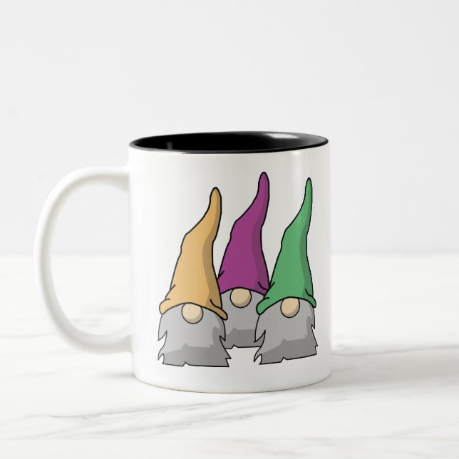 Gnomaden - Tomten Zweifarbige Tasse (Links)
