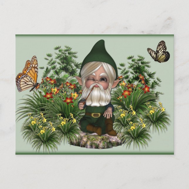 gnome1postcard postkarte (Vorderseite)
