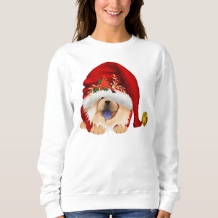 GNOME 4 DIE CHOWLIDAYS - Rotes Chow Sweatshirt