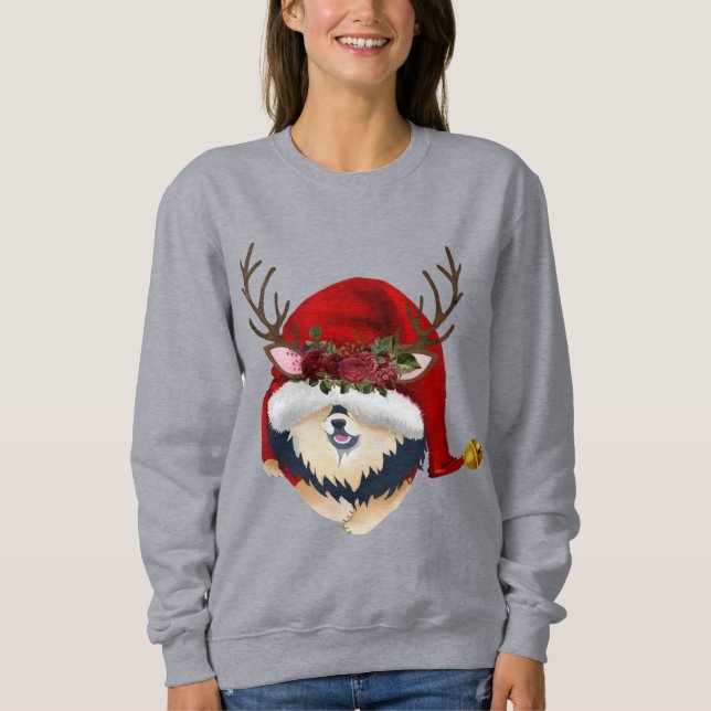 GNOME 4 THE HOLIDAYS - Finnisches Lapphund Sweatsh Sweatshirt (Vorderseite)