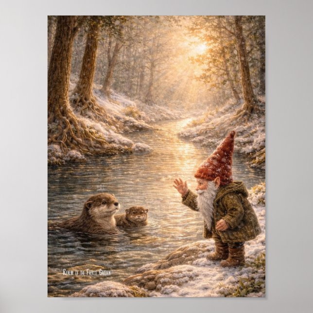 Gnome and Otter Poster (Vorne)