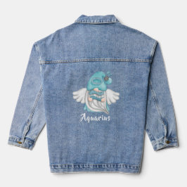 Gnome Aquarius Zodiac Astrologie Signatur Angel Wo Jeansjacke