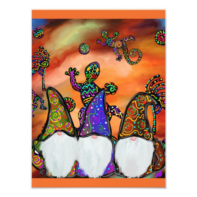 Gnome Art Fotodruck (Vorne)